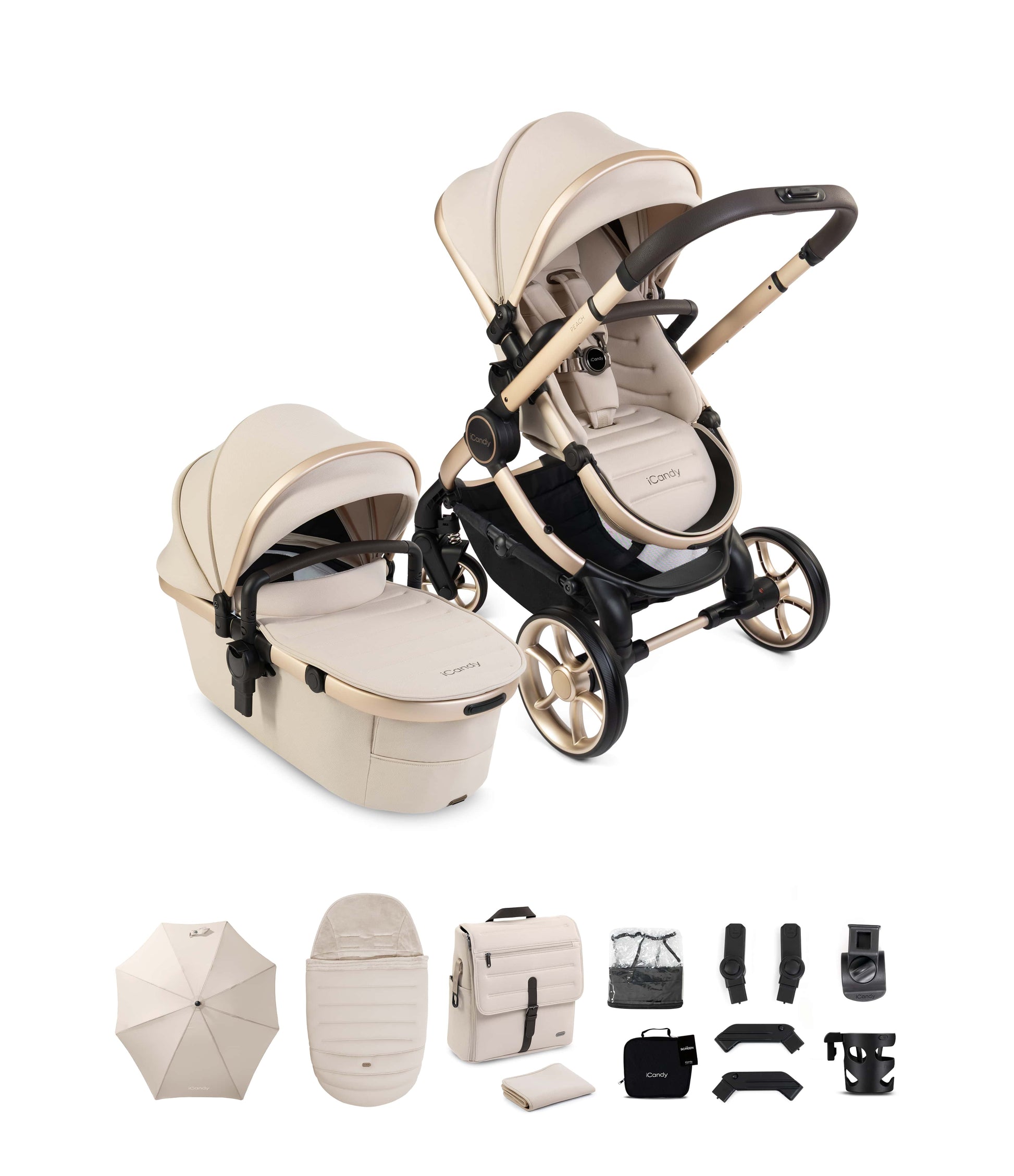 iCandy Prams & Pushchairs iCandy Peach 8 Complete Bundle - Bicotti
