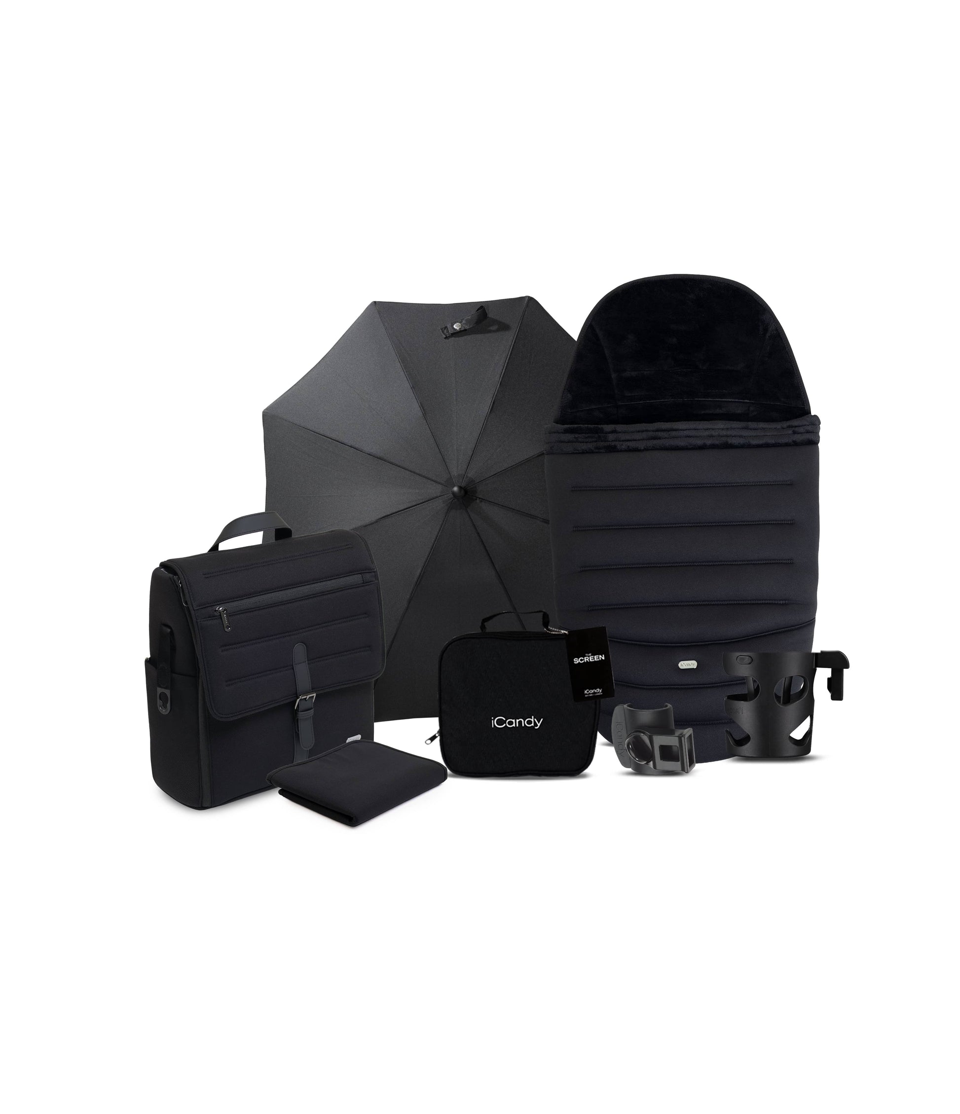 iCandy Prams & Pushchairs iCandy Peach 8 Complete Bundle- Black