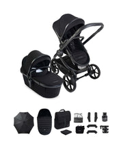 iCandy Prams & Pushchairs iCandy Peach 8 Complete Bundle- Black
