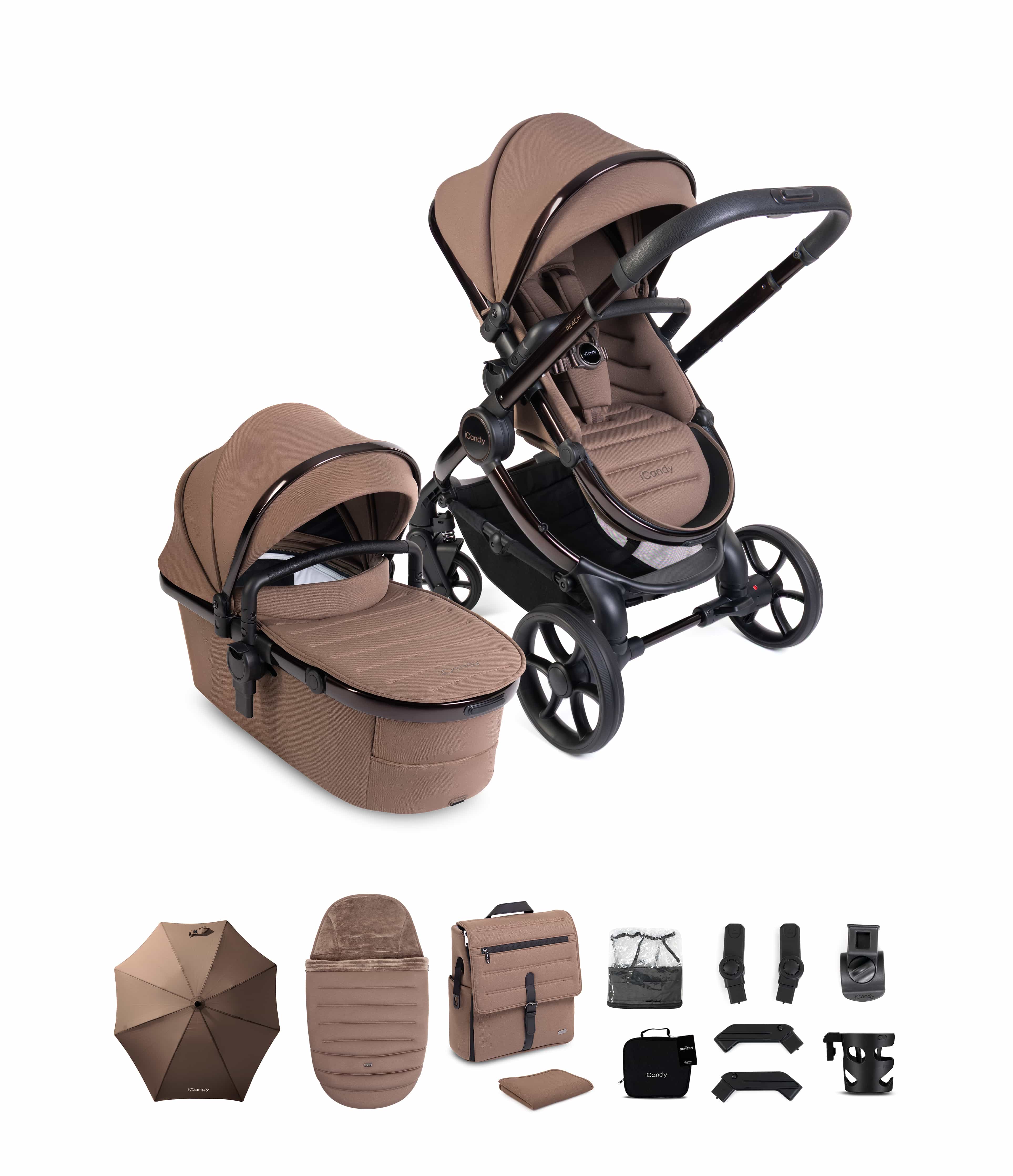 iCandy Prams & Pushchairs iCandy Peach 8 Complete Bundle - Coco