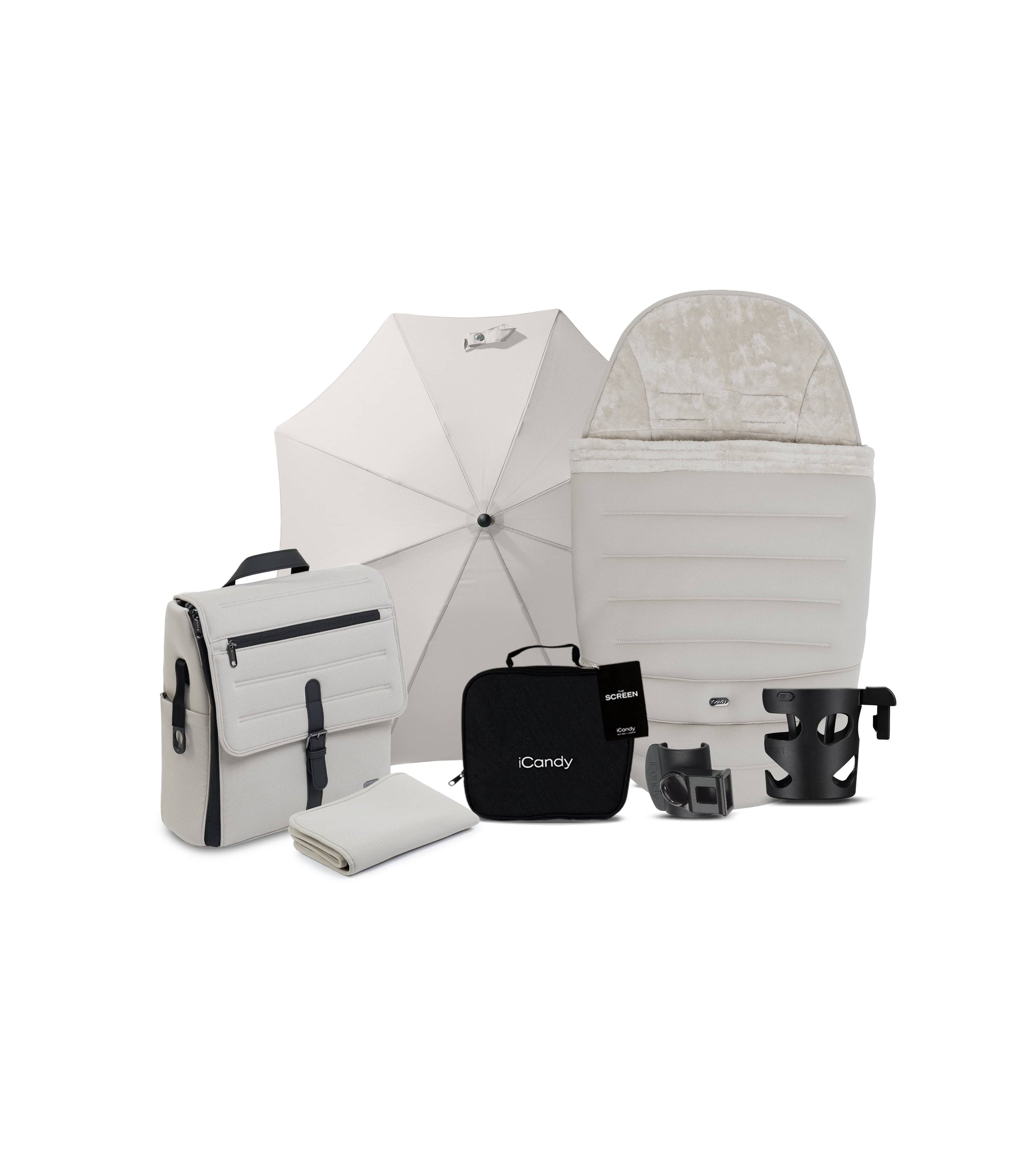 iCandy Prams & Pushchairs iCandy Peach 8 Complete Bundle- Taupe