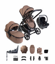 iCandy Prams & Pushchairs iCandy Peach 8 Complete Bundle with 360 Cocoon Car Seat & Base - Coco