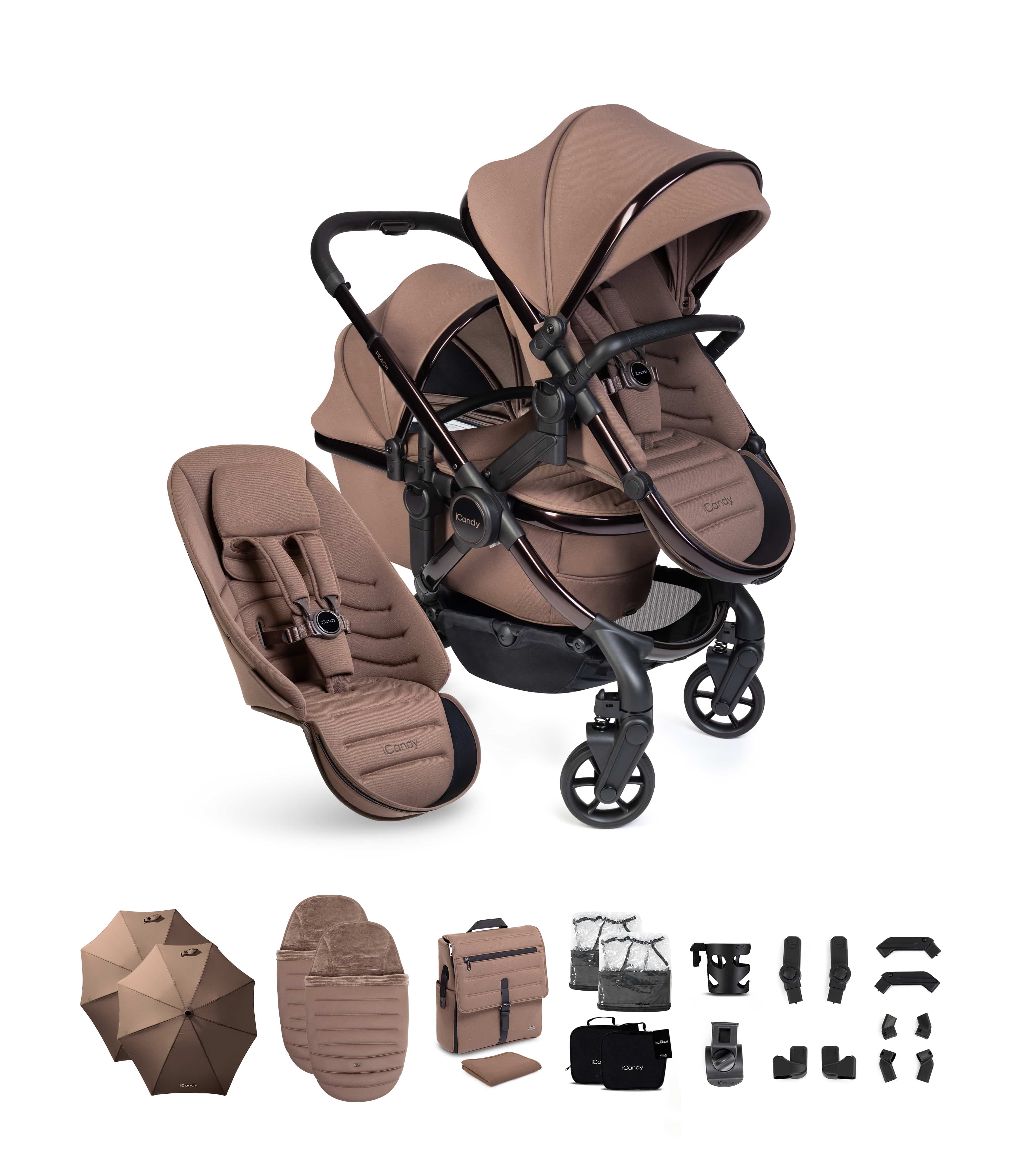 iCandy Prams & Pushchairs iCandy Peach 8 Complete Duo Bundle - Coco