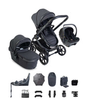 iCandy Prams & Pushchairs iCandy Peach 8 Complete with Black 360 Cocoon Car Seat & Base Bundle - Grey