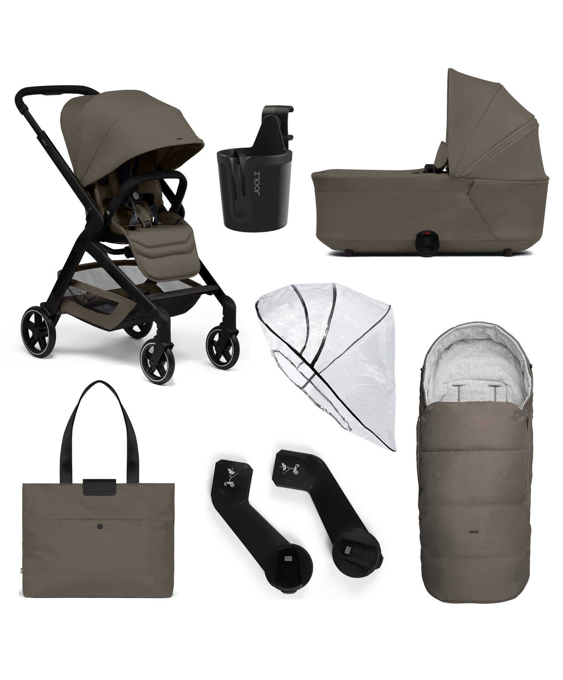Joolz Prams & Pushchairs Hazel Brown Joolz Hub2 6 Piece Bundle - Hazel Brown