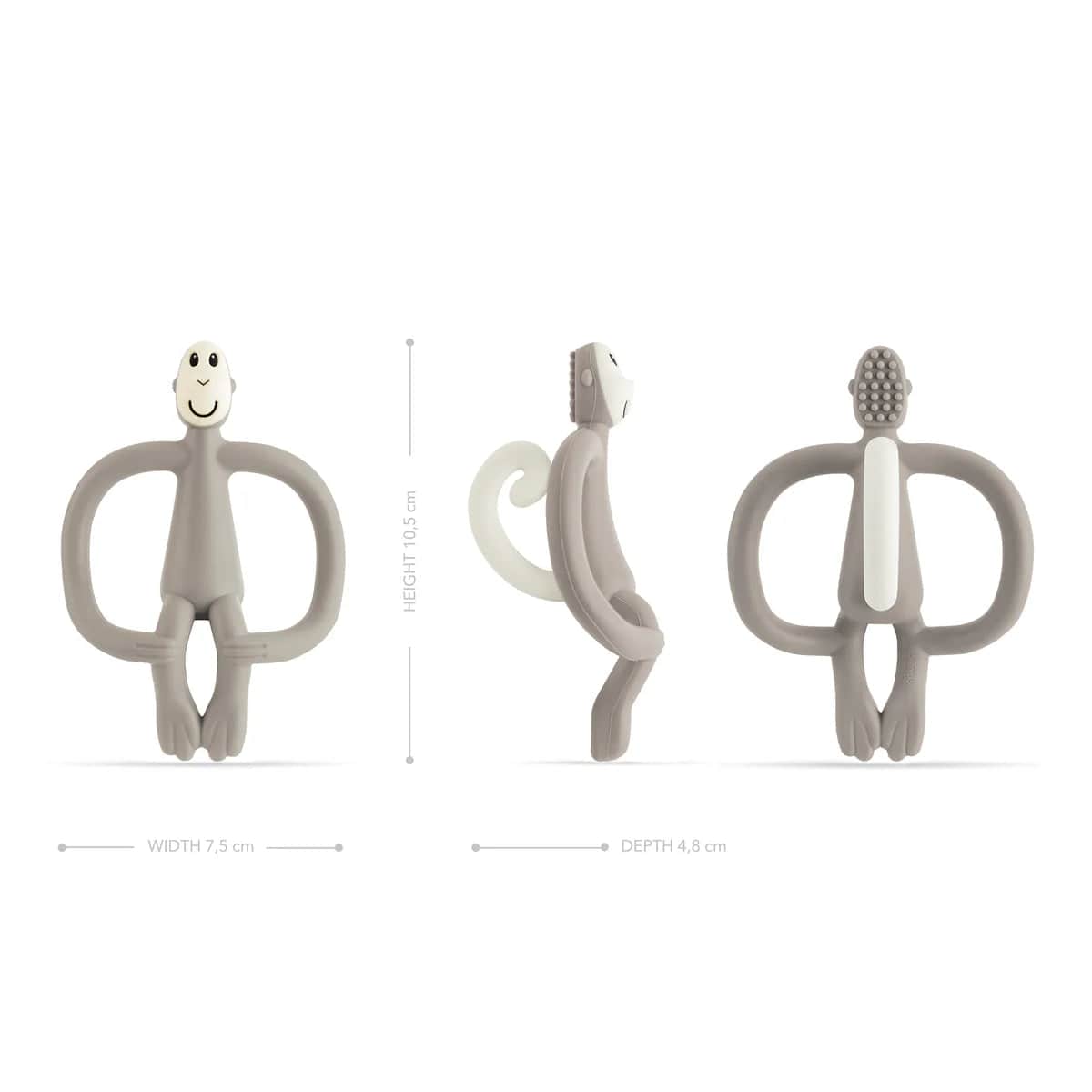 Matchstick Monkey Toys Matchstick Monkey Teething Toy - Grey