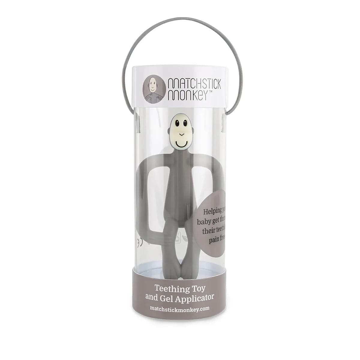 Matchstick Monkey Toys Matchstick Monkey Teething Toy - Grey