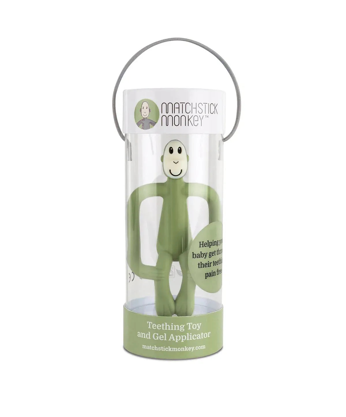 Matchstick Monkey Toys Matchstick Monkey Teething Toy - Olive Green