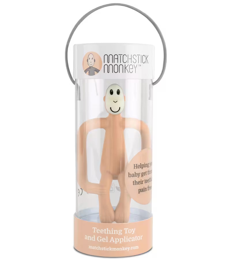 Matchstick Monkey Toys Matchstick Monkey Teething Toy - Peach