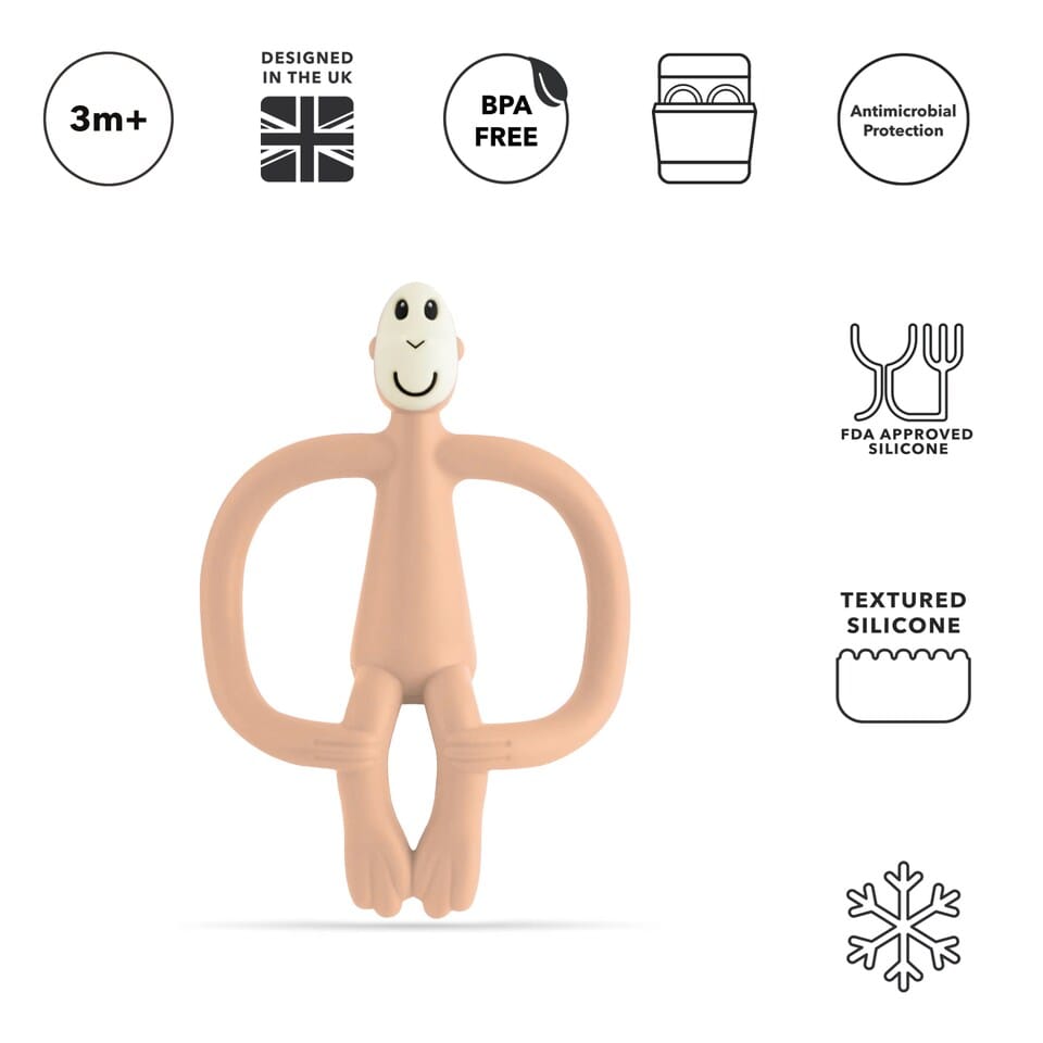 Matchstick Monkey Toys Matchstick Monkey Teething Toy - Peach