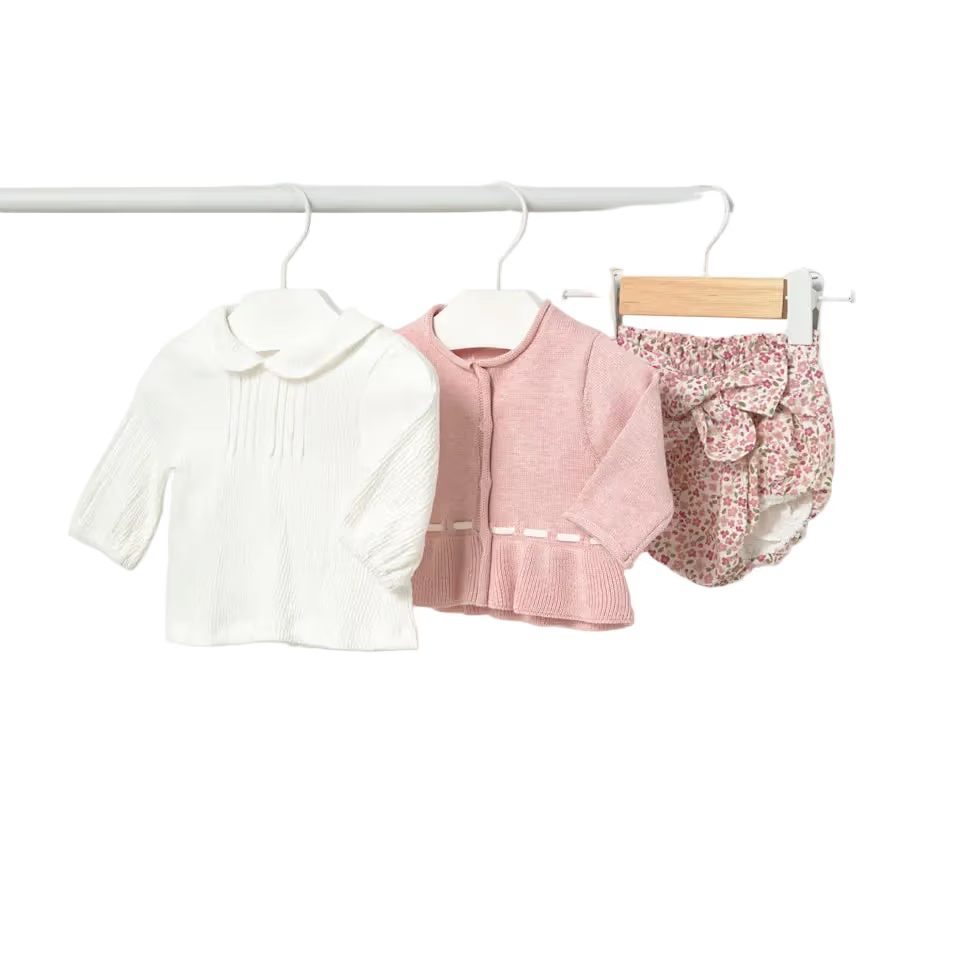 Mayoral 3 Piece Set Mayoral 3 Piece, Floral Bloomer Set