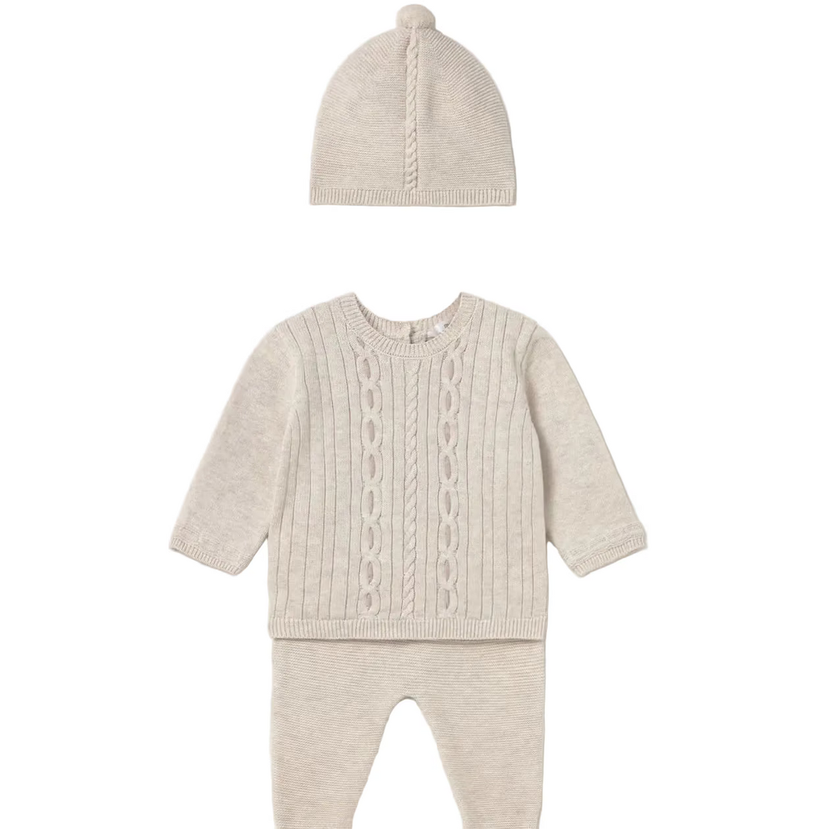 Mayoral 3 Piece Set Mayoral Cream 3 Piece Knit Set
