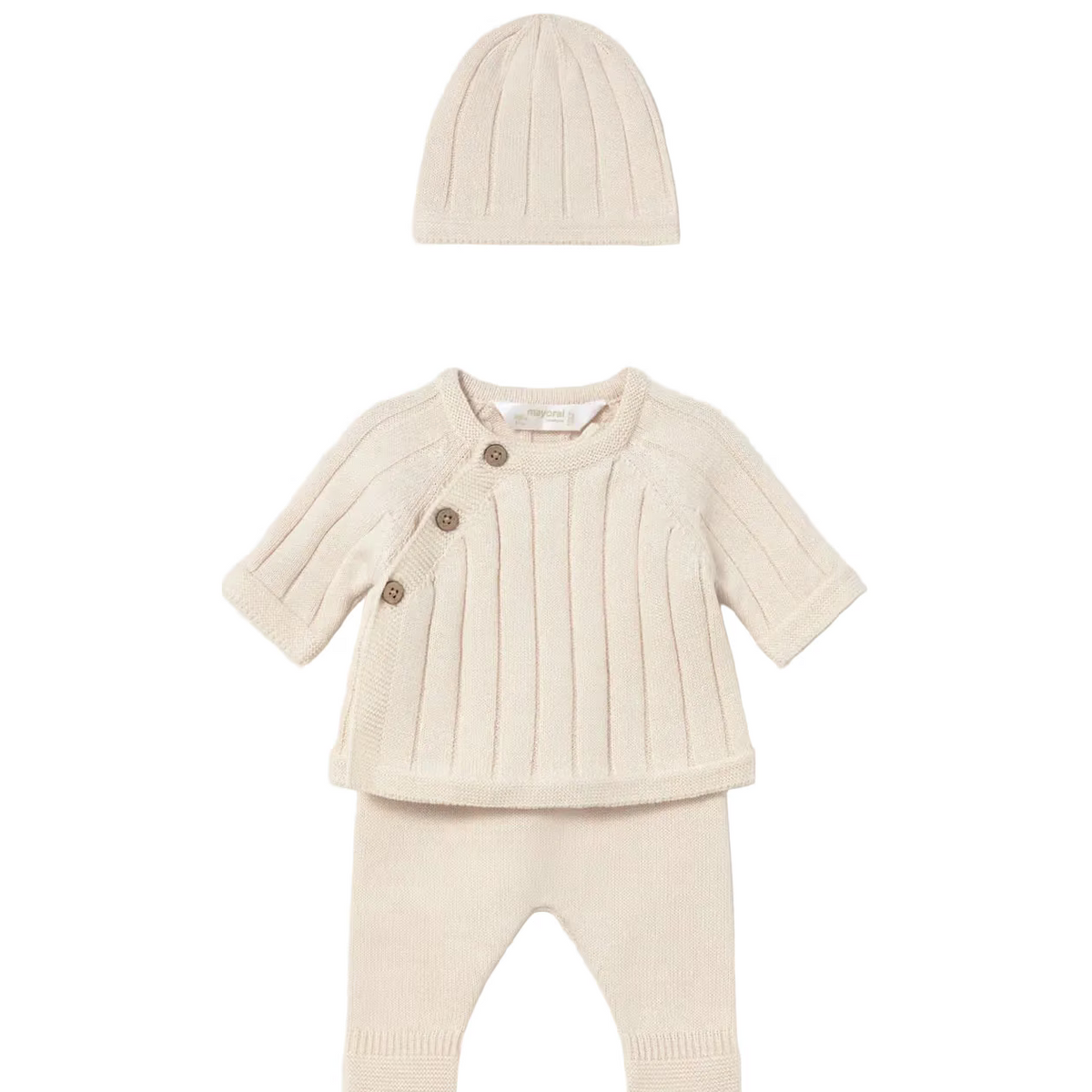 Mayoral 3 Piece Set Mayoral Cream 3 Piece Knit Set
