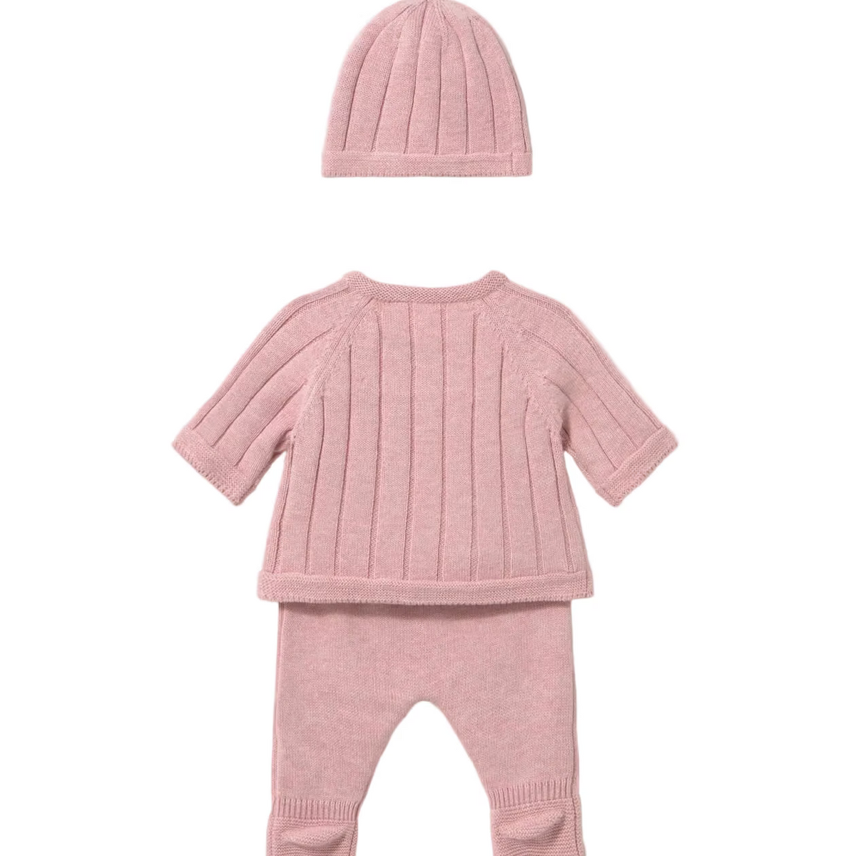 Mayoral 3 Piece Set Mayoral Dusty Pink 3 Piece Knit Set