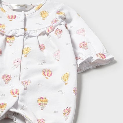 Mayoral baby grow Mayoral Girls Hot Air Balloon Babygrow