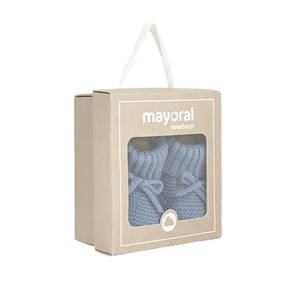 Mayoral baby & toddler boots Mayoral Blue Knit Booties