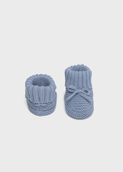 Mayoral baby & toddler boots Mayoral Blue Knit Booties