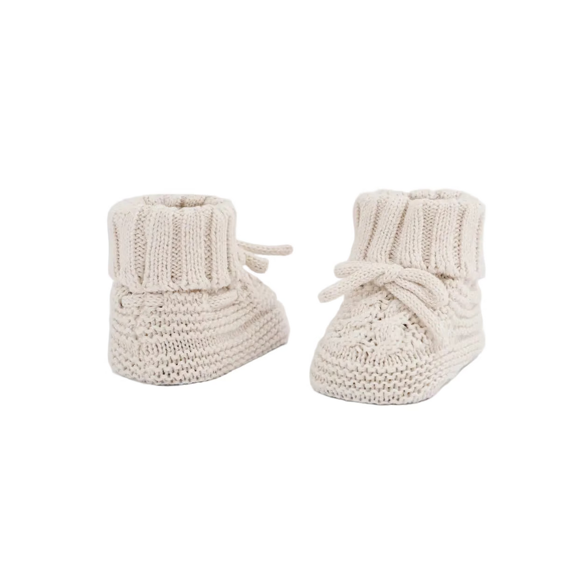 Mayoral baby & toddler boots Mayoral Cream Knit Booties