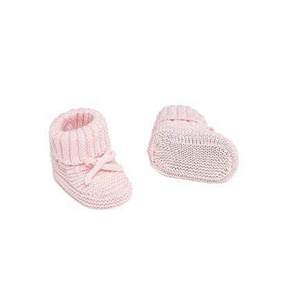 Mayoral baby & toddler boots Mayoral Pink Knit Booties