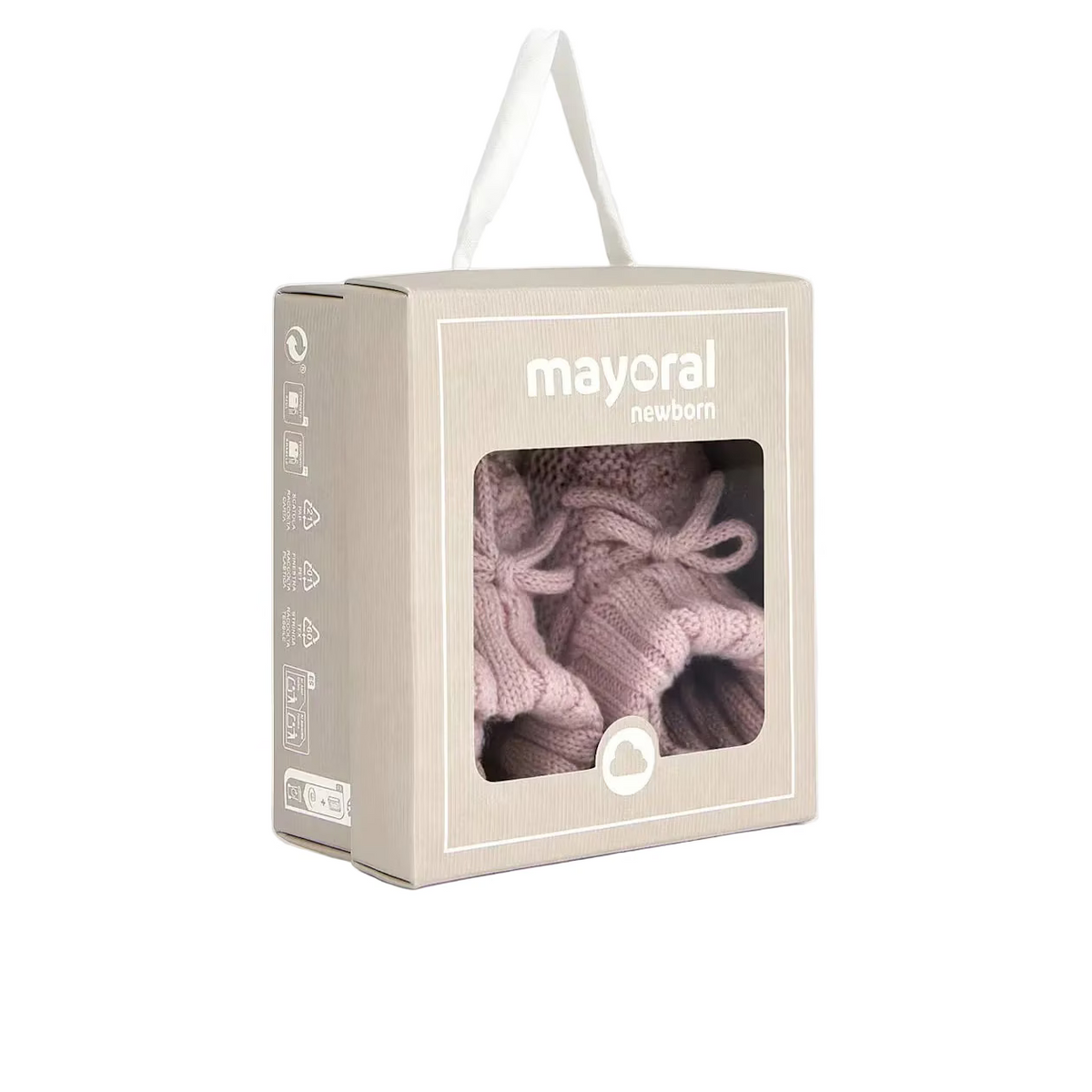 Mayoral baby & toddler boots Mayoral Pink Knit Booties