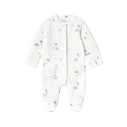Mayoral Babygrow Mayoral Blue Cloud Balloon Print Babygrow