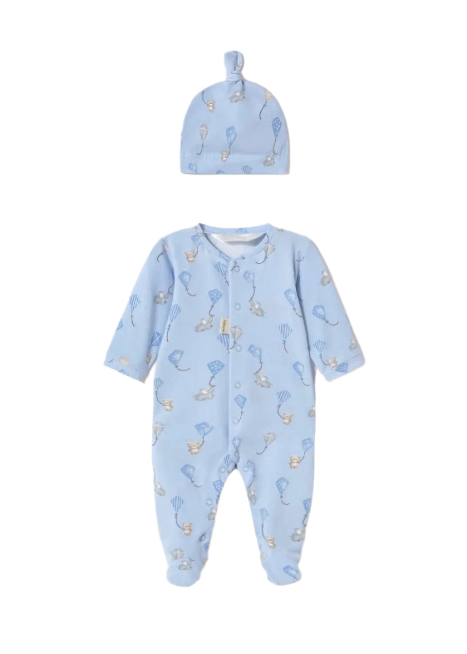 Mayoral Babygrow Mayoral Blue Kites Babygrow with Hat