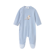 Mayoral Babygrow Mayoral Blue Velour Ducks Babygrow