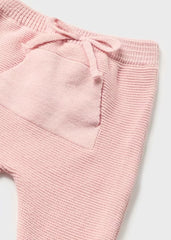 Mayoral Babygrow Mayoral  Girls Pink Knit 3 piece set