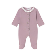 Mayoral Babygrow Mayoral Lilac with Embroidered Violets Babygrow