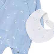 Mayoral Babygrow Set Mayoral Blue Duckling Babygrow with Hat & Bib