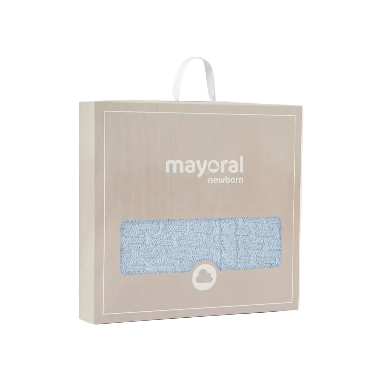 Mayoral Blanket Mayoral Powder Blue Knit Blanket