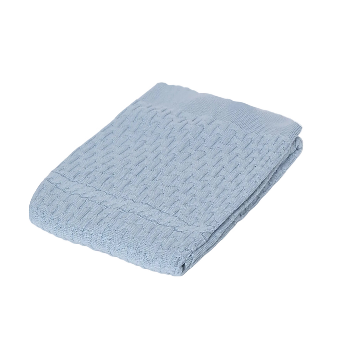 Mayoral Blanket Mayoral Powder Blue Knit Blanket