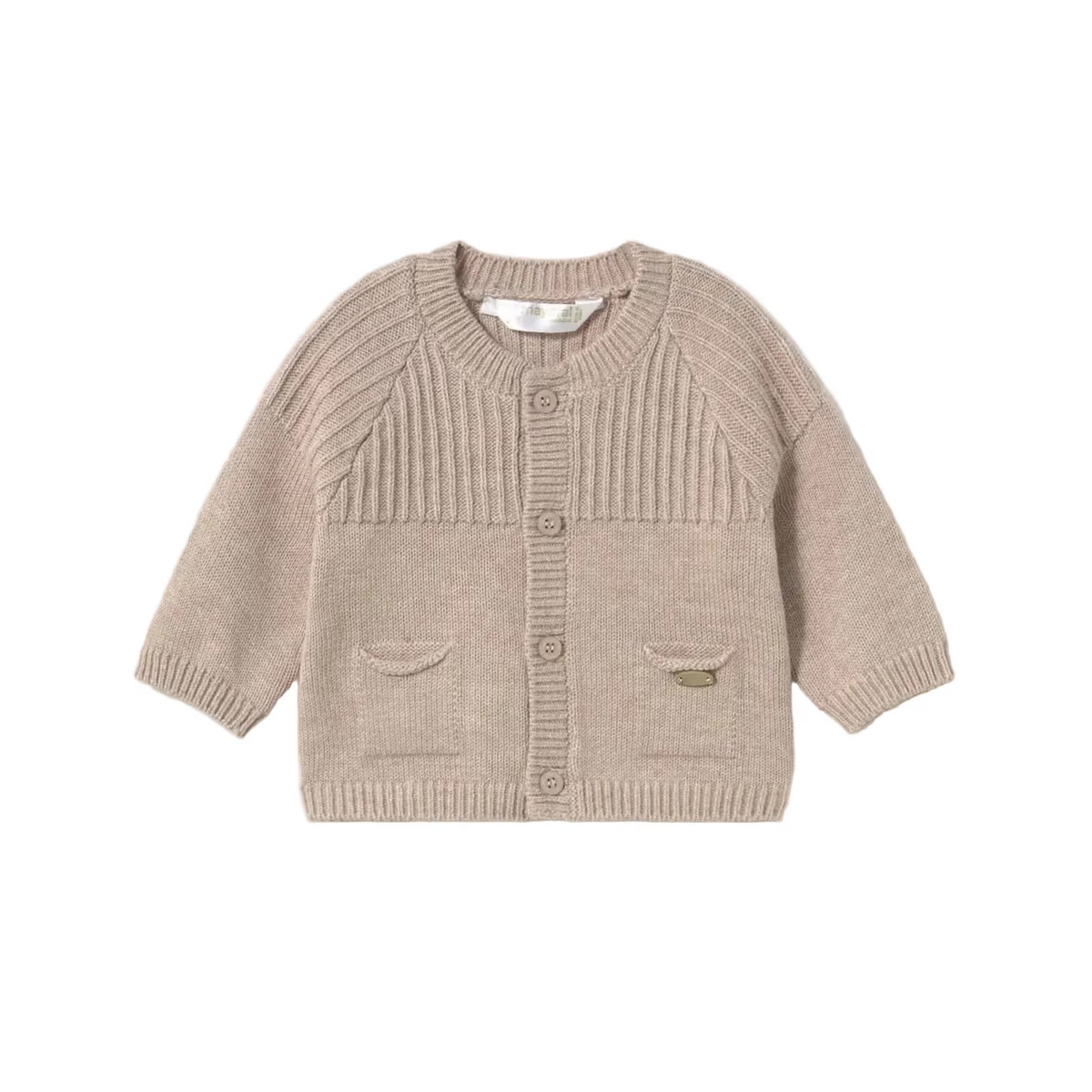 Mayoral Cardigan Mayoral Fawn Knit Cardigan