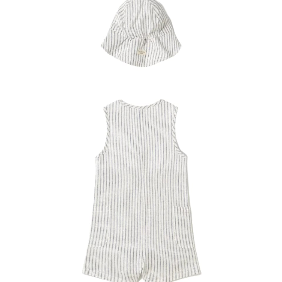 Mayoral Dungaree Mayoral Beige Short Dungaree with Hat