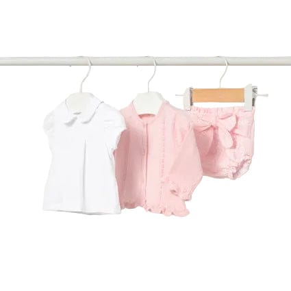 Mayoral Dungaree Set Mayoral Pink Bloomer Set
