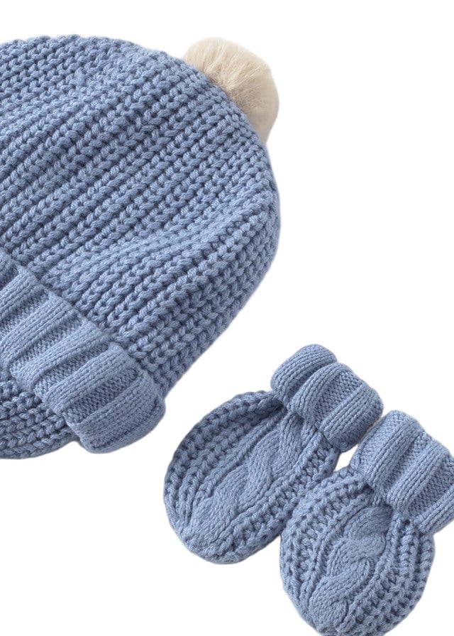 Mayoral Hat & Gloves Mayoral Hat & Mittens Set Blue