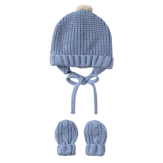 Mayoral Hat & Gloves Mayoral Hat & Mittens Set Blue