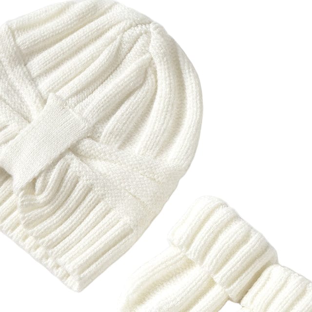 Mayoral Hat & Gloves Mayoral Hat & Mittens Set Cream