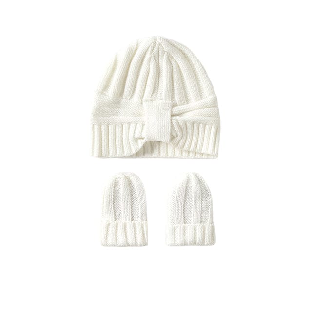 Mayoral Hat & Gloves Mayoral Hat & Mittens Set Cream