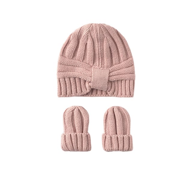 Mayoral Hat & Gloves Mayoral Hat & Mittens Set Pink