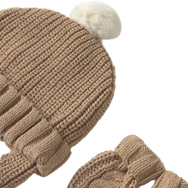 Mayoral Hat & Gloves Mayoral Hat & Mittens Set Toffee