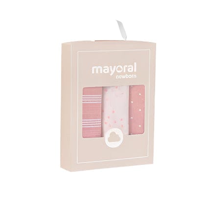 Mayoral Muslin Cloth Mayoral Trio Muslins Pink