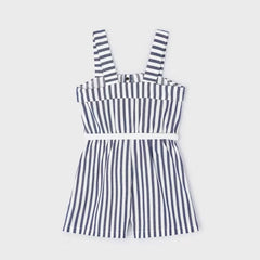 Mayoral Playsuit Mayoral Navy & White Striped Playsuit