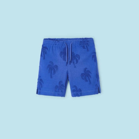 Mayoral Shorts Mayoral Palm Tree Blue Bermuda Shorts