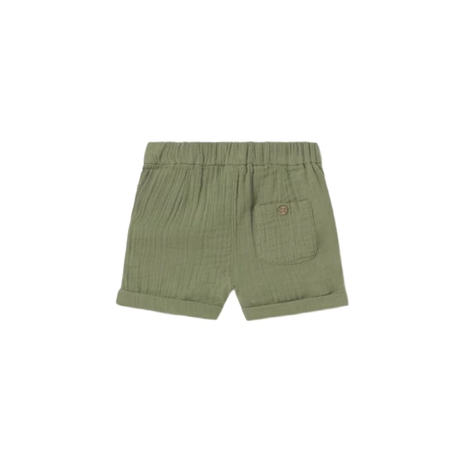 Mayoral Shorts Mayoral Sage Green Cotton Shorts