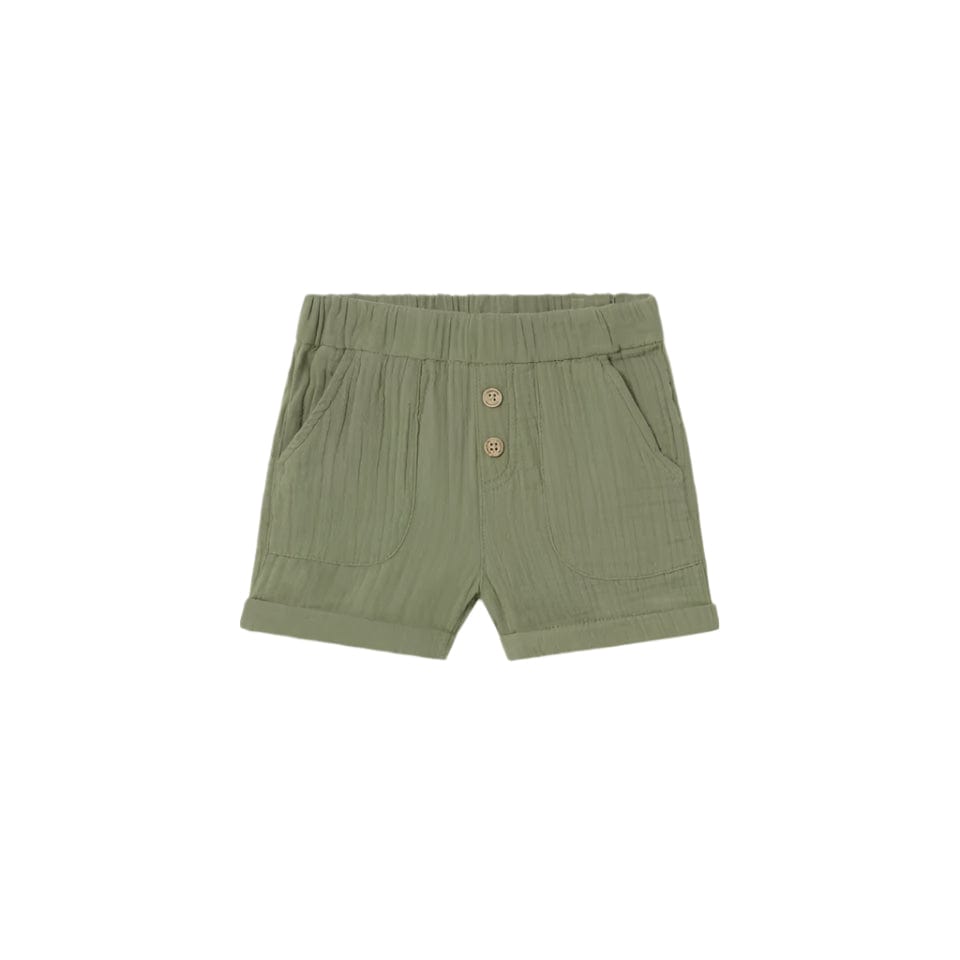 Mayoral Shorts Mayoral Sage Green Cotton Shorts