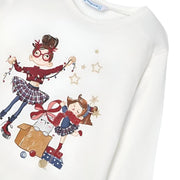 Mayoral T Shirt Mayoral Girl Party Print T-Shirt