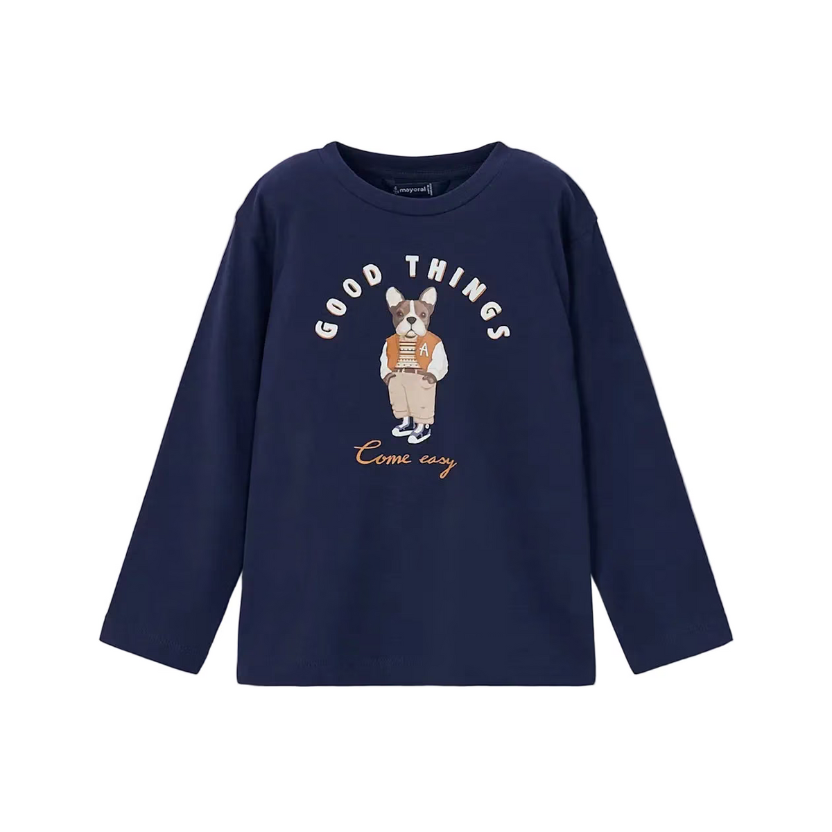 Mayoral T Shirt Mayoral Navy Dog T-Shirt