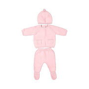 Mayoral Three Piece Set Mayoral Rose Pink Knit Three Piece Set - CHECK PRICE