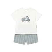 Mayoral Top Mayoral 2 Piece 'Mint Vespa' Set